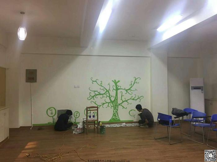 【尚雅惠墙绘艺术工作室】泉州市 心理站 墙绘项目