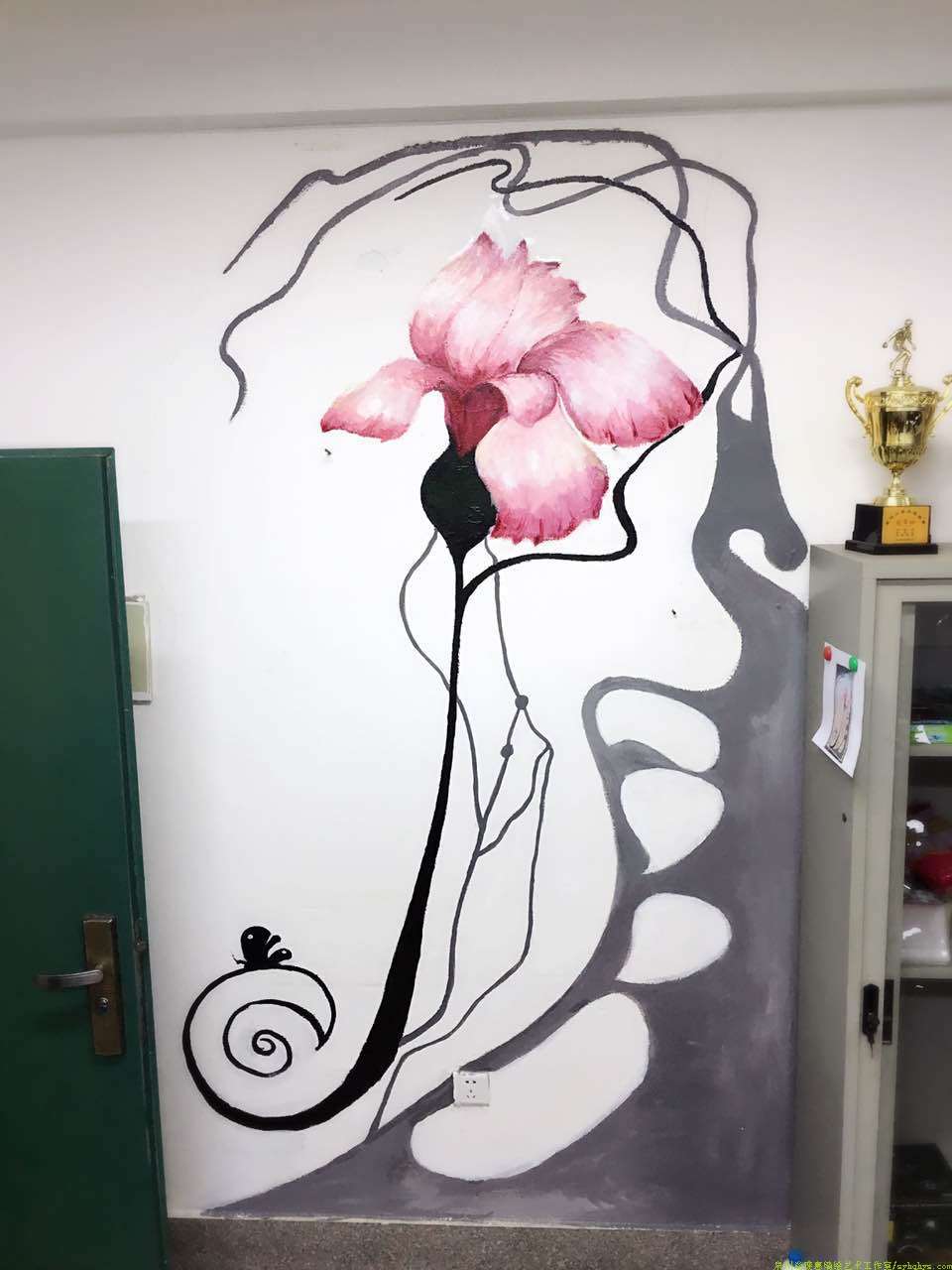 老师办公室墙体设计绘画 - 泉州尚雅惠墙绘艺术工作室